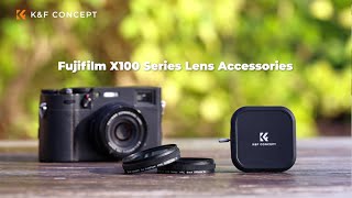 K&F CONCEPT Black Mist Diffusion 1/4 Filter | UV Filter + Magnetic Lens Cap Kit 