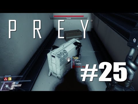 Prey - Walkthough Part 25 LOCATION OF THE 3 TURRETS IN CARGO BAY 1080p 60FPS