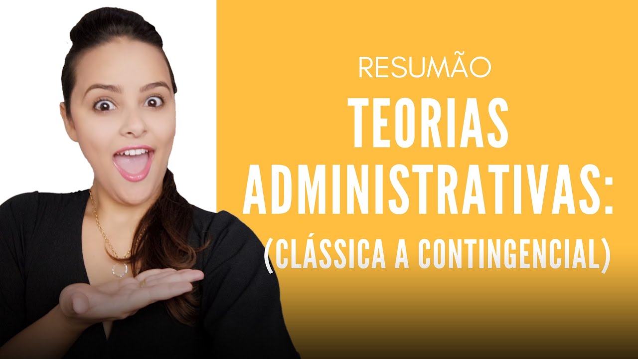 RESUMÃO Evolução das teorias administrativas (clássica até a contingencial)