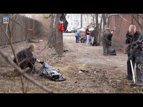 Чисто в каждом уголке: территорию за детским садом «Жаворонок» в Абакане привели в порядок горожане
