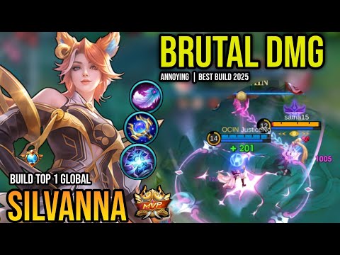 SILVANNA BEST BUILD 2025 | BUILD TOP 1 GLOBAL SILVANNA GAMEPLAY | MOBILE LEGENDS✓