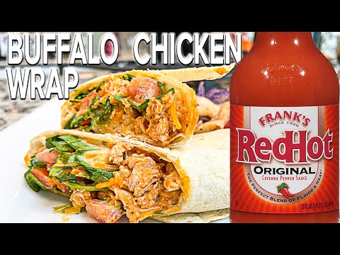 Buffalo Chicken Wrap | Quick, Easy and Tasty