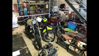 2 vintage Honda motorcycles found at a auction