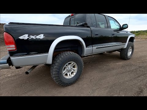 1997-2004 Dodge Dakota + Durango / Lift Kits / 35 Inch Tires **Links in Description**