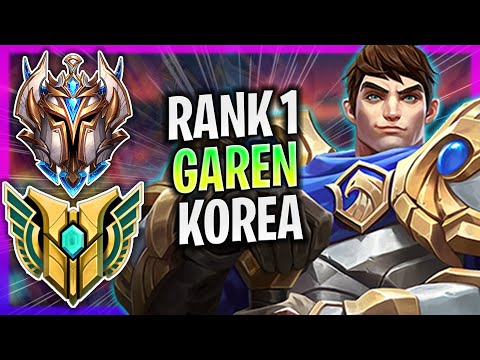RANK 1 GAREN IN THE WORLD! | RANK 1 GAREN TOP GAMEPLAY | RANK 1 GAREN GUIDE