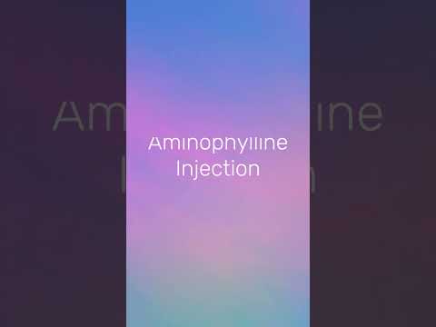 Aminophylline Injection Bp, 25 mg/ml