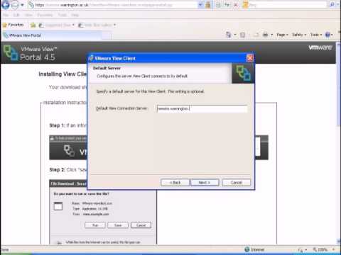 Installing Vmware View Desktop client on Windows XP