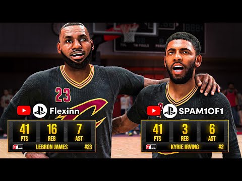 We RECREATED LeBron & Kyrie's 41 Point Finals Game in THE REC on NBA 2K26! FT. Flexinn