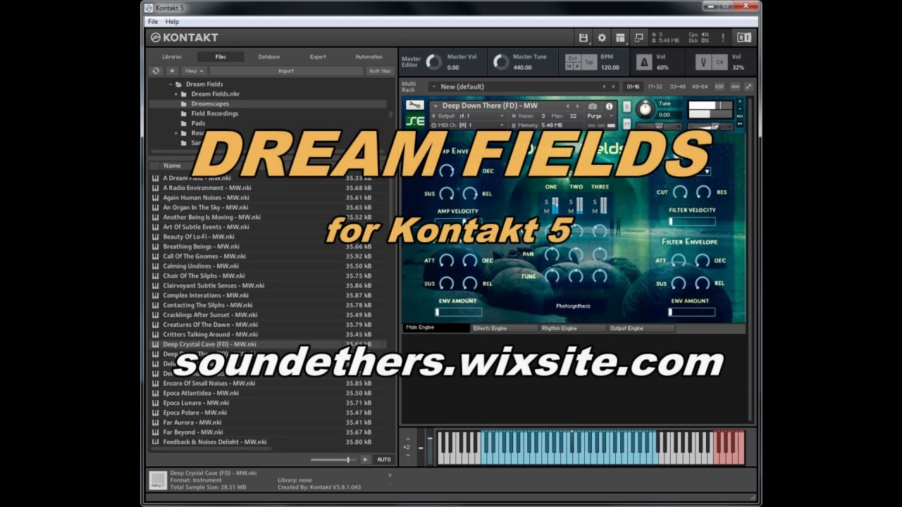 Dream Fields - ATMOS for Kontakt 5