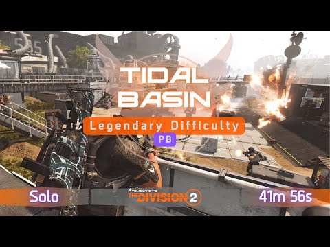 Tidal Basin - Legendary difficulty - Solo - 41m 56s |Tom Clancy's The Division 2|