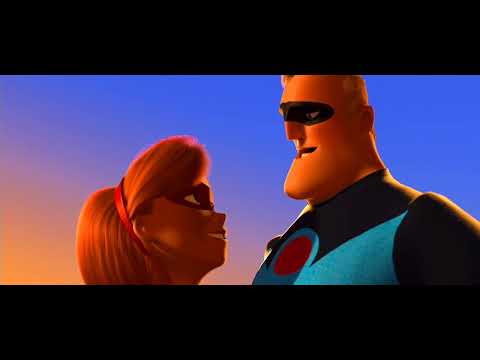 Los Increíbles | Mr increíble y Elastigirl momento romántico