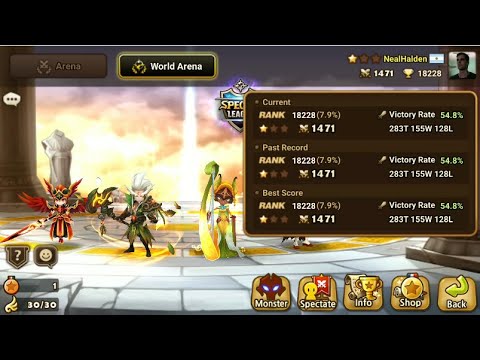 Summoners War RTA S13: last wins finishing C1 ft. Tarannys Vigor Jager (runes at the end)