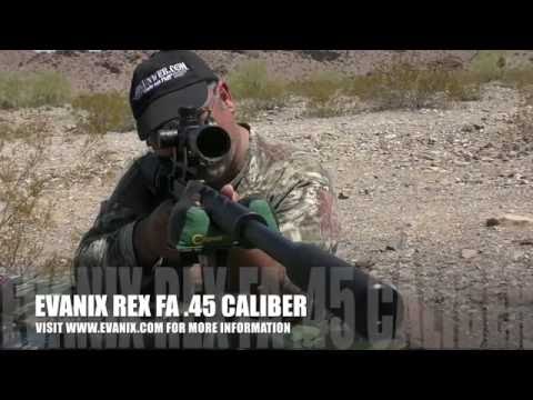 Evanix REX FA .45 - Power, Accuracy, Range, the “total package” big bore hunting airgun.