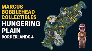 Video All Marcus Bobblehead (12) Collectibles in Hungering Plain - Borderlands 4