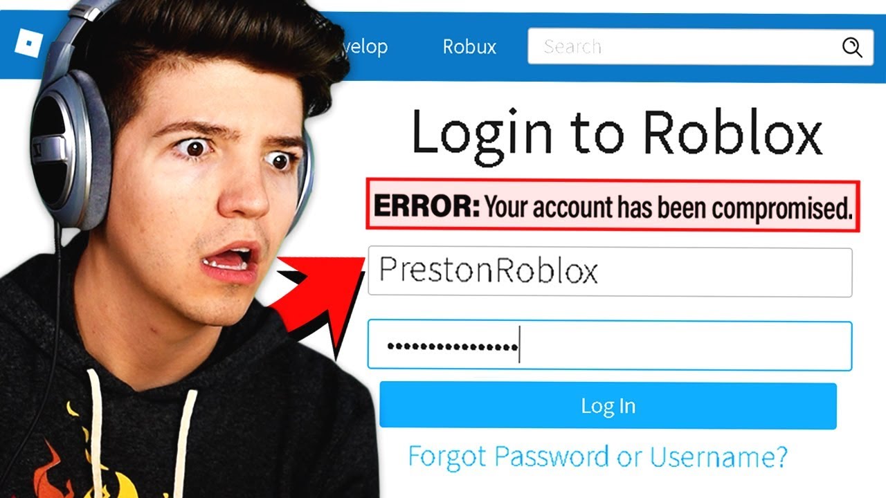 account hacker in roblox