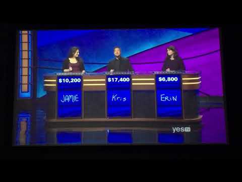 Double Jeopardy, Jamie Tyrrell Day 2 - 3rd Daily Double (10/25/19)