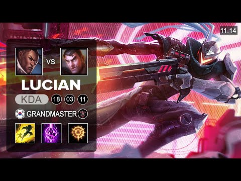 Nuguri Lucian Top vs Jayce - KR Grandmaster Patch 11.14