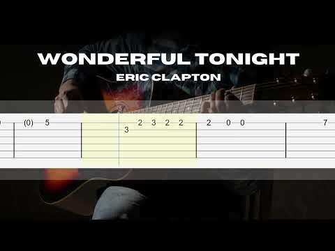 Wonderful Tonight - Eric Clapton | SUPER EASY Fingerstyle Guitar Lesson