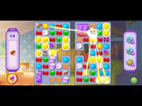 Homescapes level 9168 No boosters Hard level