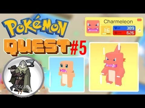 Pokemon quest: Charmander si evolve e Completiamo monte secco!