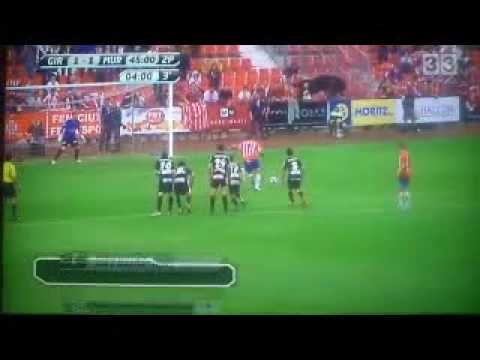 Girona-Murcia gol penalty ultimo minuto (Permanencia del Girona)
