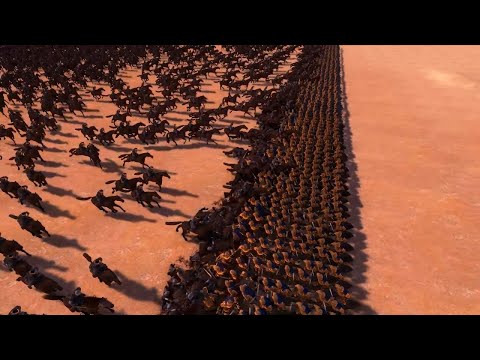 2000 Golden Knight's vs 5000 Cavalry's | Ultimate Epic Battle Simulator |