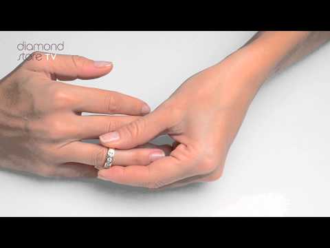 FT33 372 - Rae 18K Gold 1.50CT Diamond Half Band Eternity Ring