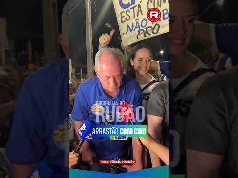 Ciro promete enfrentar facções e faz elogio a Ozires Pontes em Massapê
