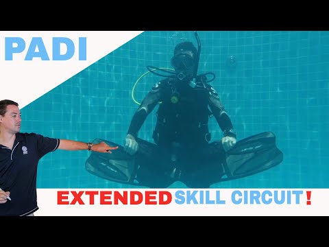 Extended PADI Divemaster Skill Circuit With Revised Open Water Diver Skills