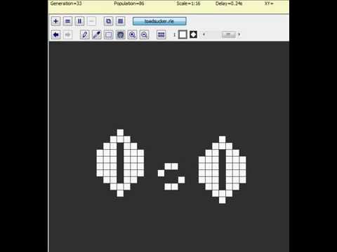 Conway's Game Of Life Files pattern 224: toad sucker