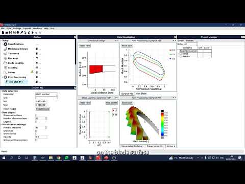 Software Demo: Design of Axial Compressor Rotor and Stator with 3D Inverse Design