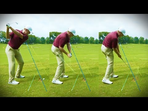 Part of a video titled 2 Keys To Master A Consistent Golf Swing - YouTube