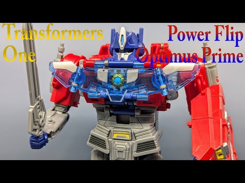 Chuck's Reviews Transformers One Power Flip Optimus Prime