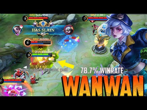Deadly WanWan 1100+ Matches!! Top Global 4 WanWan by Ghost's Student -MLBB