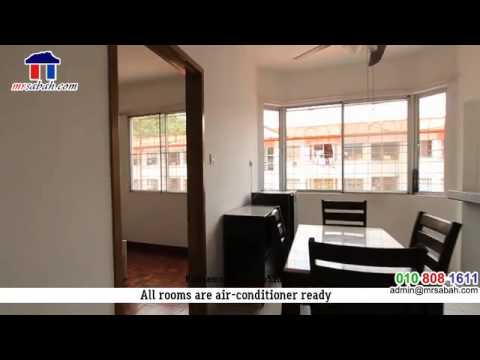 Live tour for 3 rooms Beverly Hills Apartments, Kota Kinabalu