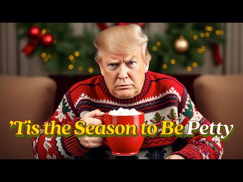 🎄 ’Tis the Season to Be Petty | Trump’s Holiday Post Set to Song! 🎶
