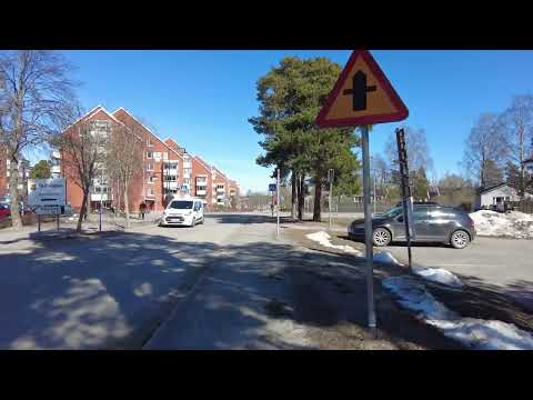 Walking in Handen , Haninge, Stockholm, Sweden , 4K