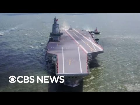 China unveils new aircraft carrier