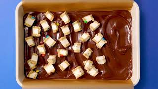M&M'S Vanilla Ice Cream Sandwich Rocky Road Bark