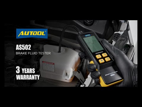 Check out the AUTOOL AS502 Brake Fluid Tester: Precision, Portability, and Reliable Results