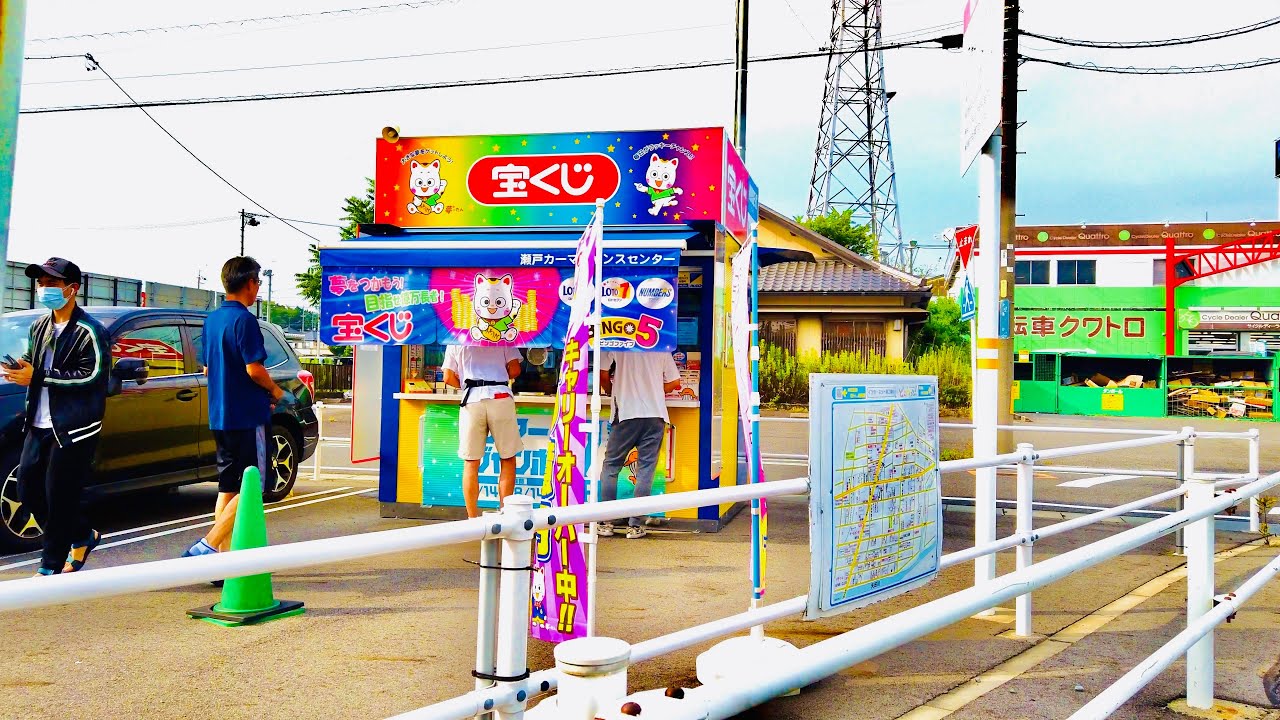 Immersive street-level walking tour through Seto Ceramic Town, Japan, showcasing authentic urban landscapes, local architecture, and the vibrant atmosphere of the city's neighborhoods