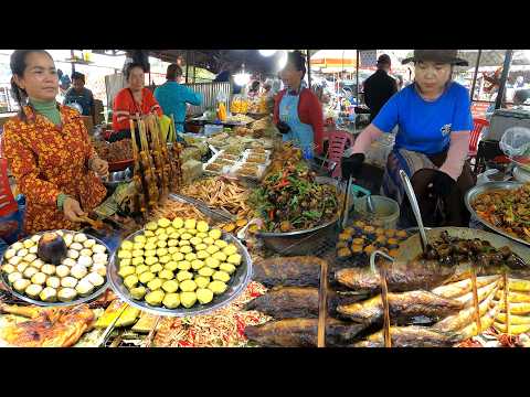 OMG! CAMBODIAN Street Food 2026 - Walking Tour in Countryside Food & Riverside Food Market in City