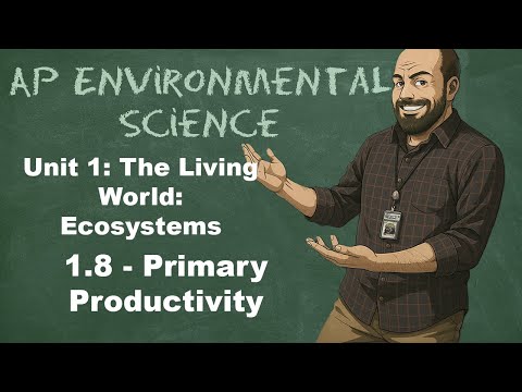 AP Environmental Science Unit 1 - Topic 1.8 – Primary Productivity