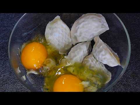 렌지에 냉동만두 잔뜩 돌려 이렇게 하니 미쳤습니다! 바삭하고 촉촉해서 한입먹고 중독됐어요