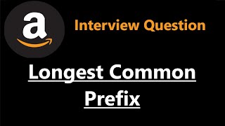 Longest Common Prefix - Leetcode 14 - Python