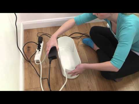 D-Line Cable Tidy Unit (Large, White) Home Installation Video