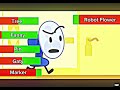 BFDI TPOT 13 Category 1 Fight With Healthbars 4k HDR