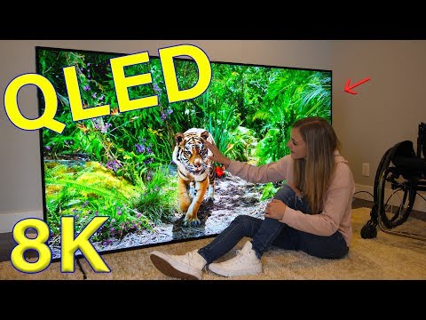 Is QLED better than OLED? - Unboxing a Massive QLED 8K TV!