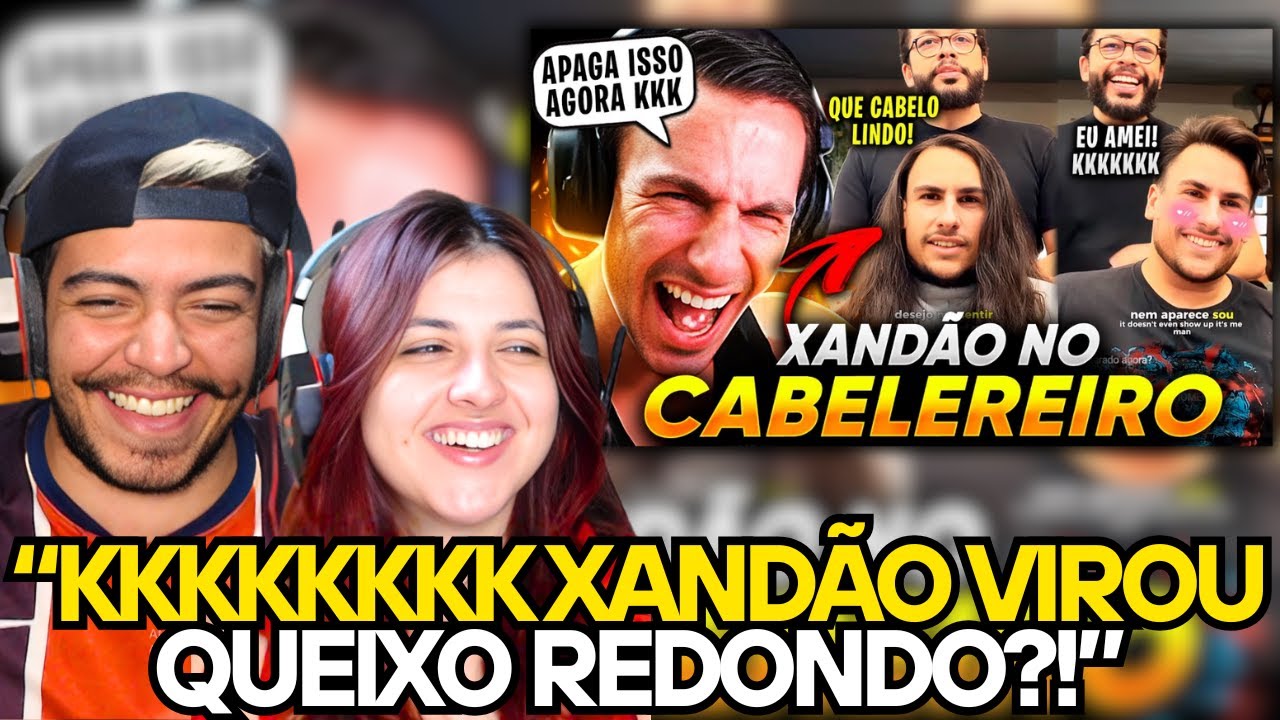 VAZOU O SUPER XANDÃO CORTANDO o CABELO no CABELEREIRO DOS HOMENS MODERNOS KKKKKKKKKK | REACT
