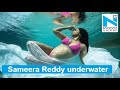 Sameera Reddy Makes Jaws Drop As She Poses Underwater In Ninth Month